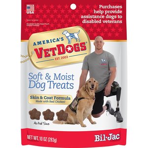 Bil-Jac America's VetDogs Skin & Coat Dog Treats