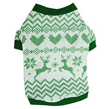 WEI QIU Dog Ugly Holiday Sweater for Pets