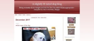 A slightly R rated dog blog