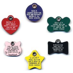 LuckyPet Durable Plastic Pet ID Tag
