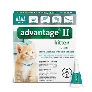 Bayer Advantage II Kitten Flea Treatment for Kittens, 2 - 5 lb