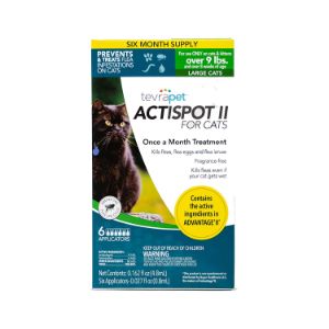TevraPet Actispot II Flea Prevention & Treatment for Cats 