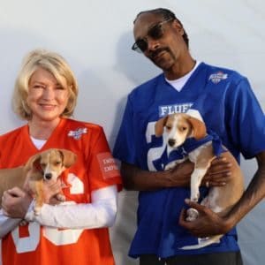 Puppy Bowl Hosts Martha Stewart and Snoop Dogg