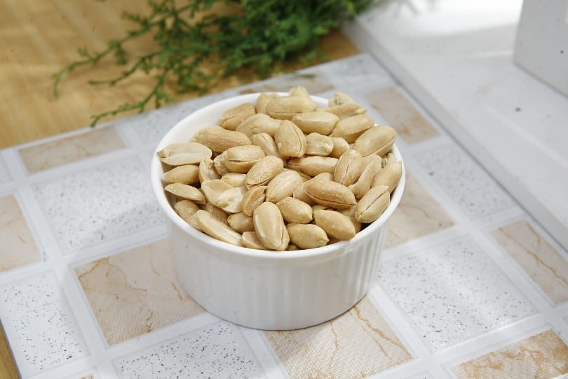 bowl of peanuts